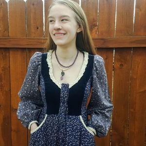 Vintage Jessica McClintock Prairie Dress